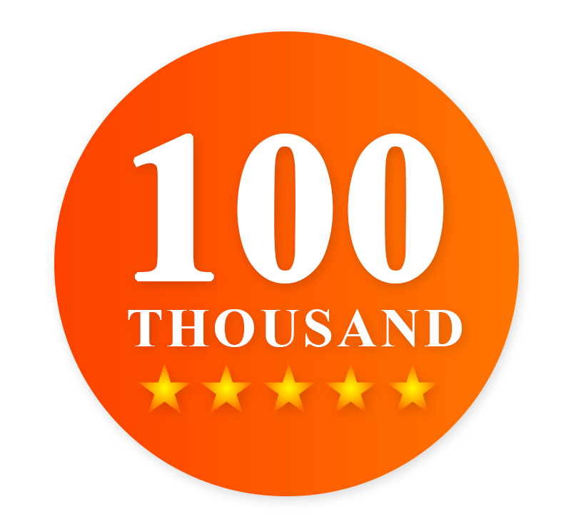 Logo for ONE hundred thousand